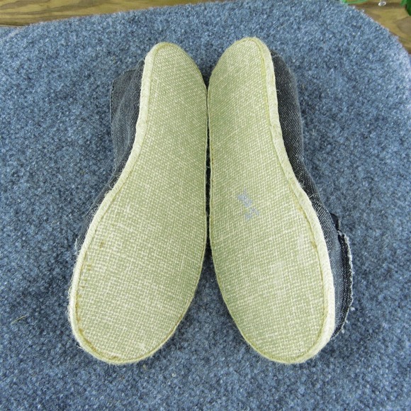 Faded Glory Memory Foam Women Flat Shoes Gray‎ Fabric Slip On Size 6 Medium - Picture 8 of 10
